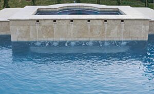 a custom luxury pool
